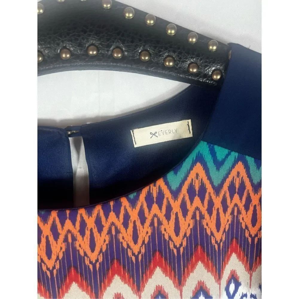 Everly Chevron print dress - Picture 5 of 6